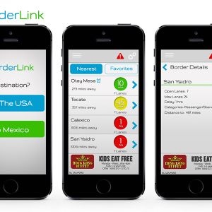BorderLink App UI and Website